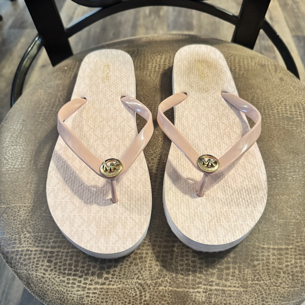 Michael Kors Pink Flip Flops
